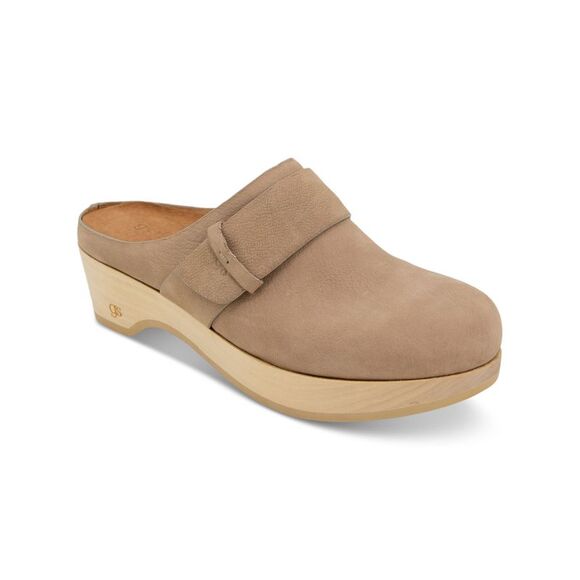 GENTLE SOULS KENNETH COLE Shoes - GENTLE SOULS KENNETH COLE Womens Beige 1 Platform Henley Wedge Clogs Shoes 5